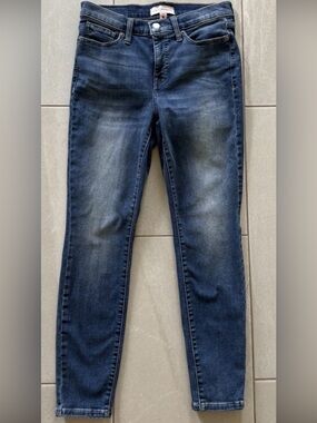Lucky Brand Ava Mid Rise Skinny Jeans Womens Size 6/28 A Blue Stretch Denim